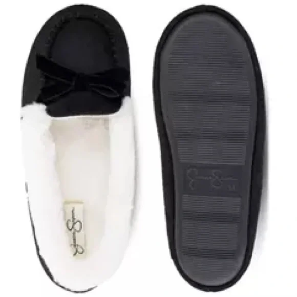 NWT Jessica Simpson Microsuede Moccasin Slippers